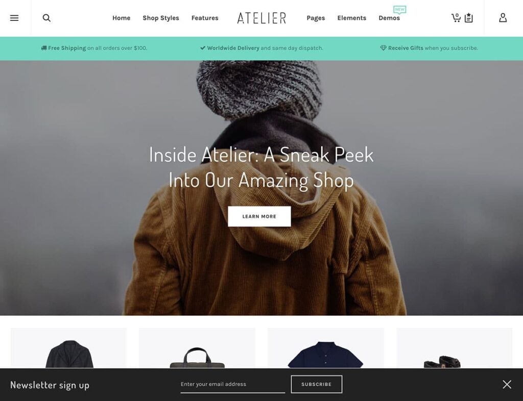 Take a look at the best eCommerce themes for WordPress.